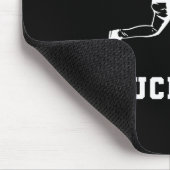 Touchdown Baseball Humor Lustig Touchdown Baseball Mousepad (Ecke)