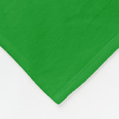 TOUCHDOWN Bold Bright Green White Football Stripes Fleecedecke (Ecke)