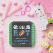 Touchdown Boy Football  Pappteller (Party)