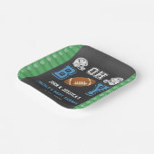 Touchdown Boy Football  Pappteller (Gewinkelt)