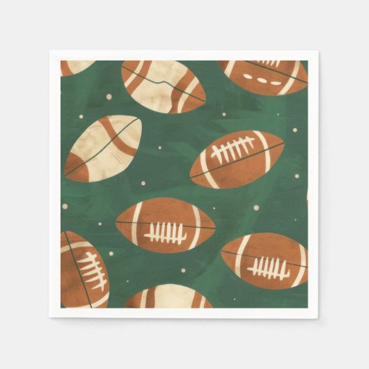 Touchdown Boy Football Serviette (Vorderseite)
