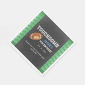 Touchdown Boy Fußball Serviette (Ecke)