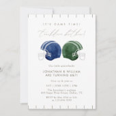 Touchdown-Bruder-Gemeinsame-Fußball-Helm-Geburtsta Einladung (Vorderseite)
