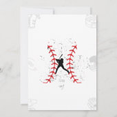 Touchdown Football Geburtstagsparty Einladung (Rückseite)