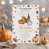 Touchdown Football Pumpkin Beer Fall Windeldusche Einladung