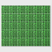Touchdown, Football Score Geschenkpapier (Flach)