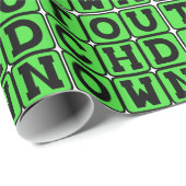 Touchdown, Football Score Geschenkpapier (Rolleneckpunkt)