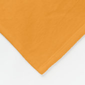 TOUCHDOWN Helles Orange Sportlich Weiße Blockschri Fleecedecke (Ecke)