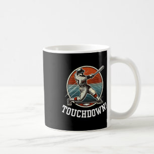 Touchdown Homerun Sports Mash Up Football Baseball Kaffeetasse