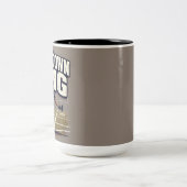 Touchdown King Football Zweifarbige Tasse (Mittel)