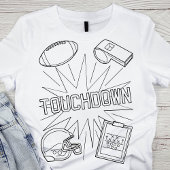 Touchdown Line Art T-Shirt