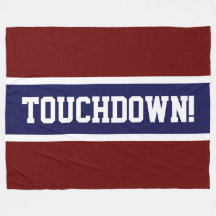 TOUCHDOWN Navy Blue Bold White Stripes