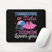 Touchdown oder Tutu Gottmutter liebt dich Fußball Mousepad (Mit Mouse)
