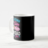 Touchdown oder Tutu Opa liebt dich Geschlechtsenth Kaffeetasse (Vorderseite Links)