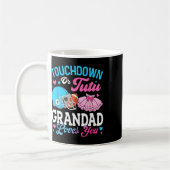 Touchdown oder Tutu Opa liebt dich Geschlechtsenth Kaffeetasse (Links)