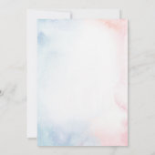 Touchdown- oder Tutus-Genderdarstellung Einladung (Rückseite)