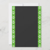 Touchdown- oder Tutus-Genderdarstellung Einladung (Rückseite)