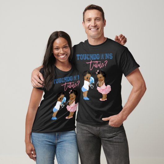 Touchdown oder Tutus Shirt Gender Reveal Baby Show (Unisex)