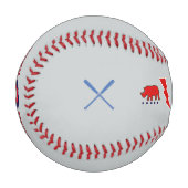 Touchdown-personalisiert Baseball (Vorderseite Links)