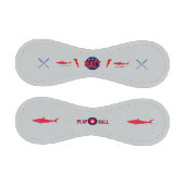 Touchdown personalisiert mit Haien und Schrauben Baseball (Paneele)