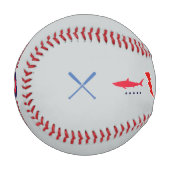 Touchdown personalisiert mit Haien und Schrauben Baseball (Vorderseite Links)