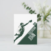 Touchdown Postkarte (Stehend Vorderseite)