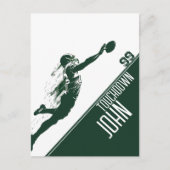 Touchdown Postkarte (Vorderseite)