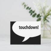 Touchdown! Postkarte (Stehend Vorderseite)
