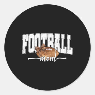 Touchdown-Saison American Footll Mom Spieltag Als Runder Aufkleber