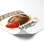 Touchdown Saison Druckbare Digitale Datei zum Down Poster (Ecke)