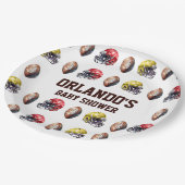 Touchdown Table Paper Tellers Football Theme Party Pappteller (Schrägansicht)