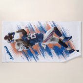 Touchdown-Triumph Strandtuch (Vorderseite)