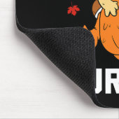 Touchdown Türkei Herbst Y'all Erntedank US Mousepad (Ecke)