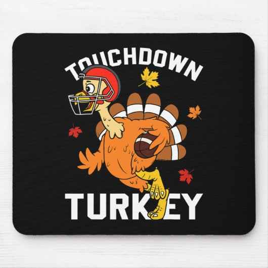 Touchdown Türkei Herbst Y'all Erntedank US Mousepad (Vorne)