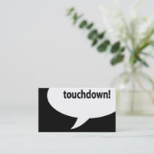 Touchdown! Visitenkarte (Stehend Vorderseite)