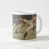 Touchdown, Yale vs. Princeton, Erntedank Day, Jumbo-Tasse (Vorderseite Rechts)