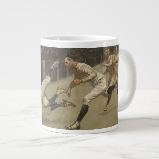 Touchdown, Yale vs. Princeton, Erntedank Day, Jumbo-Tasse (Vorderseite Rechts)