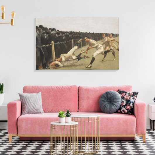Touchdown, Yale vs Princeton, Erntedank Day, Leinwanddruck (Insitu (Wohnzimmer))