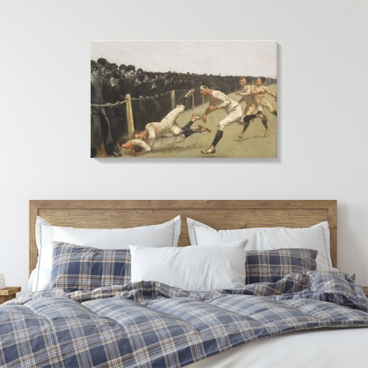 Touchdown, Yale vs Princeton, Erntedank Day, Leinwanddruck (Insitu (Schlafzimmer))