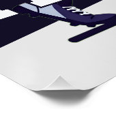 Touchdown-Zeit-Fußball Poster (Ecke)