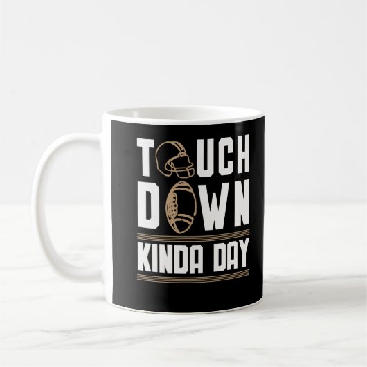 Touchdowns American Football Player Kaffeetasse (Links)