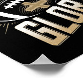 Touchdowns für Glory Christlich Football Men Kids Poster (Ecke)