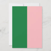 Touchdowns oder Tutus Gender Reveal Einladung (Rückseite)