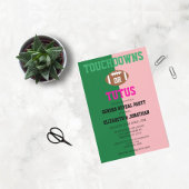 Touchdowns oder Tutus Gender Reveal Einladung