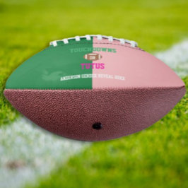Touchdowns oder Tutus Gender Reveal Football