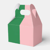 Touchdowns oder Tutus Gender Reveal Geschenkschachtel (Rückseite)