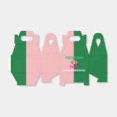 Touchdowns oder Tutus Gender Reveal Geschenkschachtel (Ungefaltet)