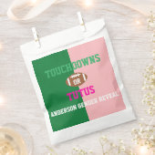Touchdowns oder Tutus Gender Reveal Geschenktütchen (Ausgeschnitten)
