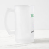 Touchdowns oder Tutus Gender Reveal Mattglas Bierglas (Links)