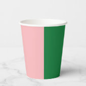 Touchdowns oder Tutus Gender Reveal Pappbecher (Rückseite)